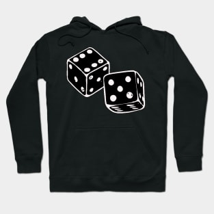 Black And White Dice Hoodie